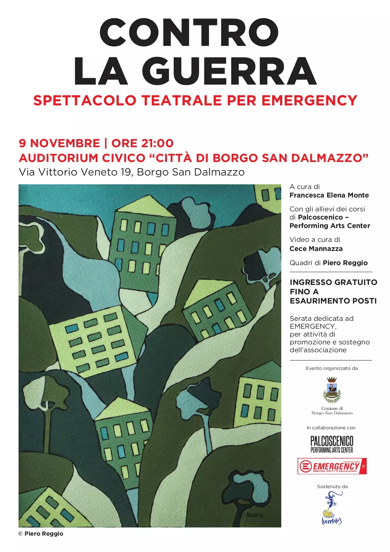 Contro la guerra - Spettacolo teatrale