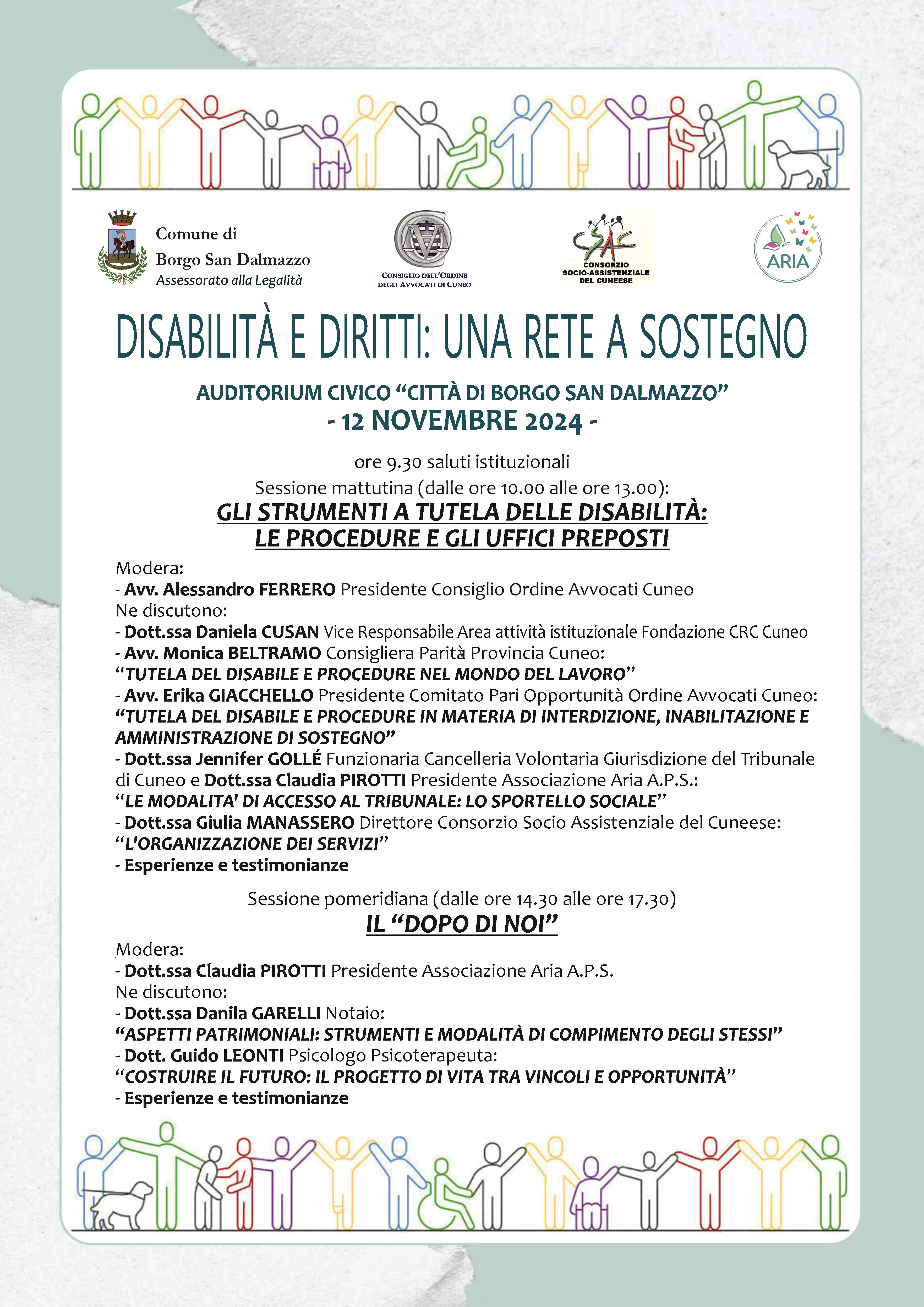 Locandina disabilità e diritti