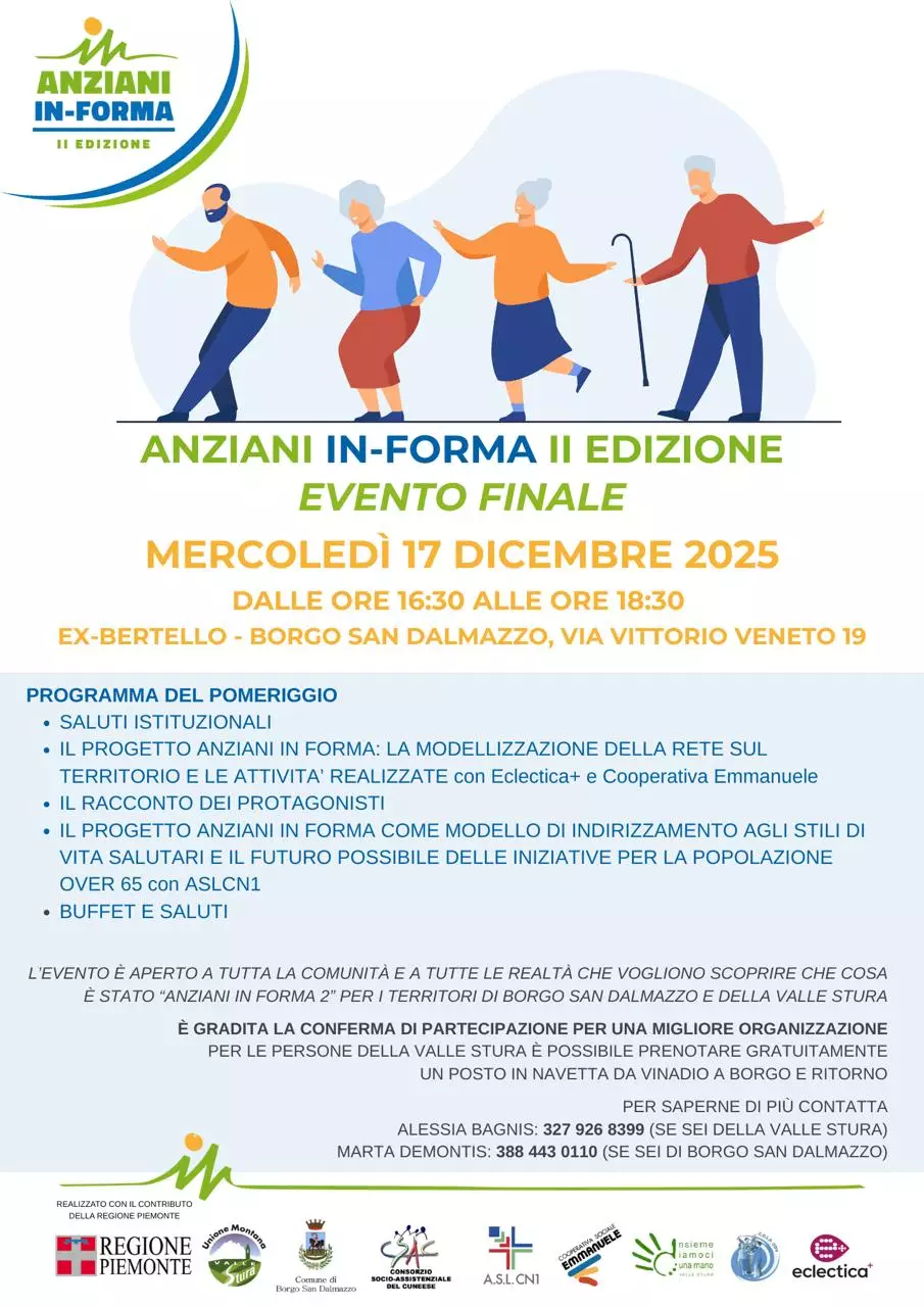 La locandina di Anziani In-Forma – II edizione