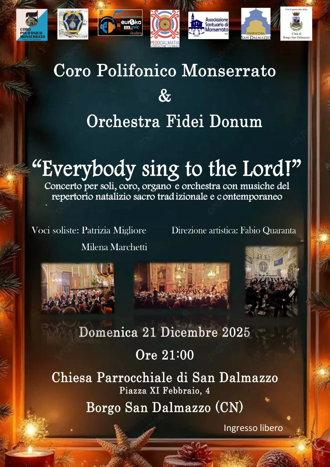La locandina di “Everybody sing to the Lord!”