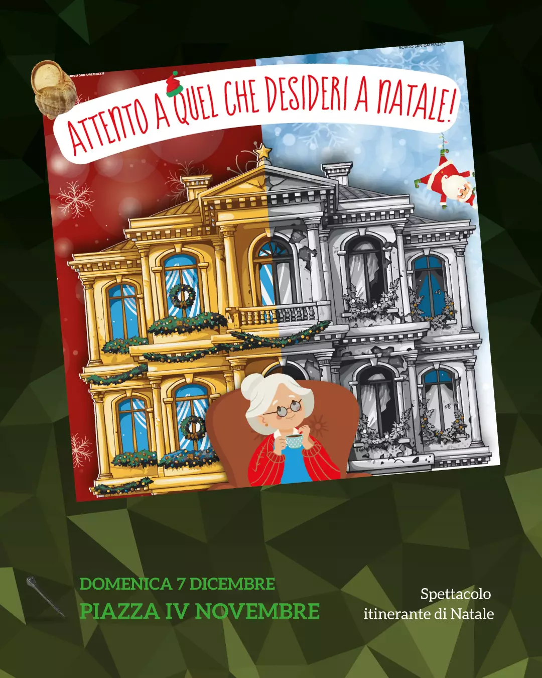 La locandina dell'iniziativa