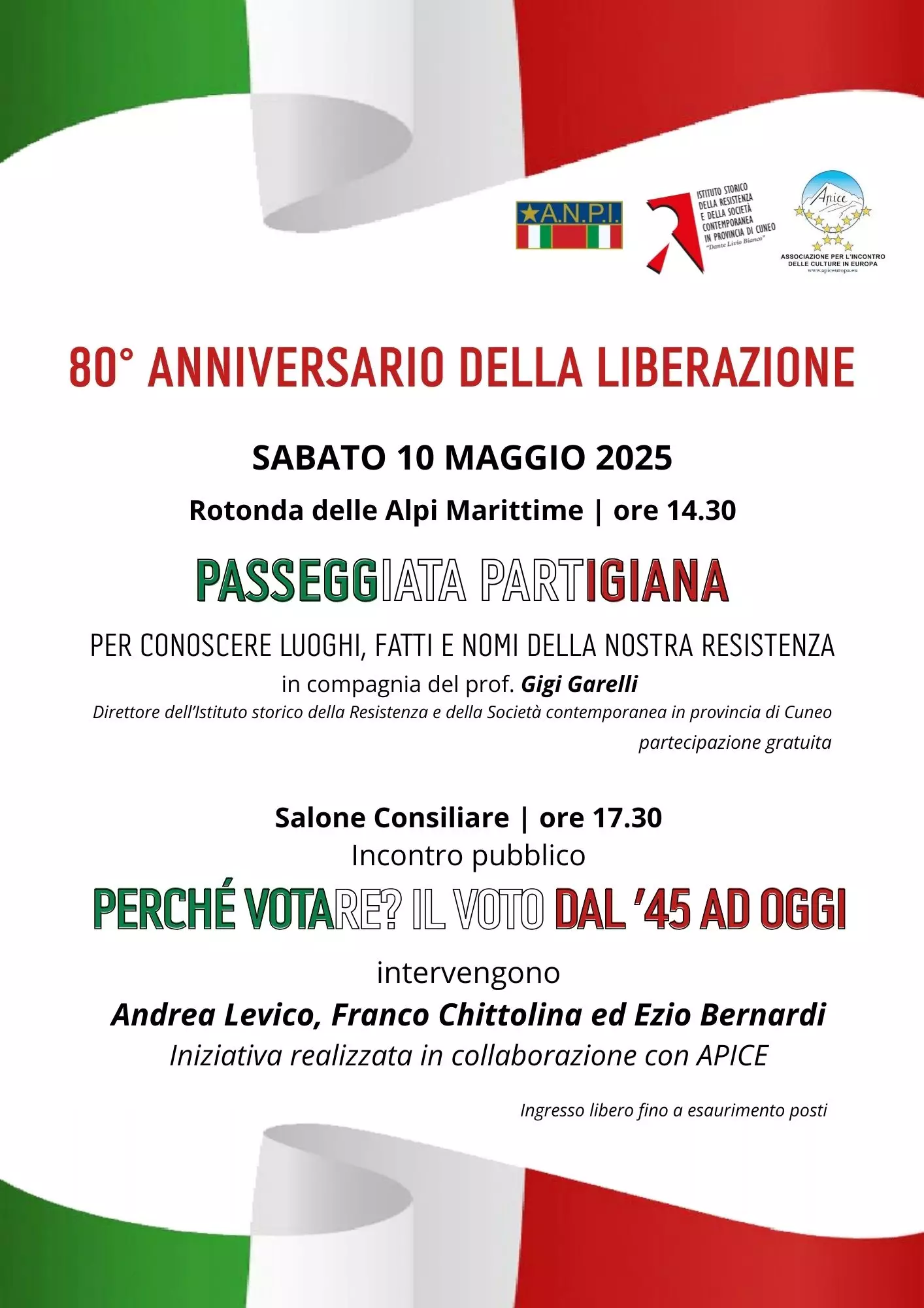 La locandina del 10 maggio 2025