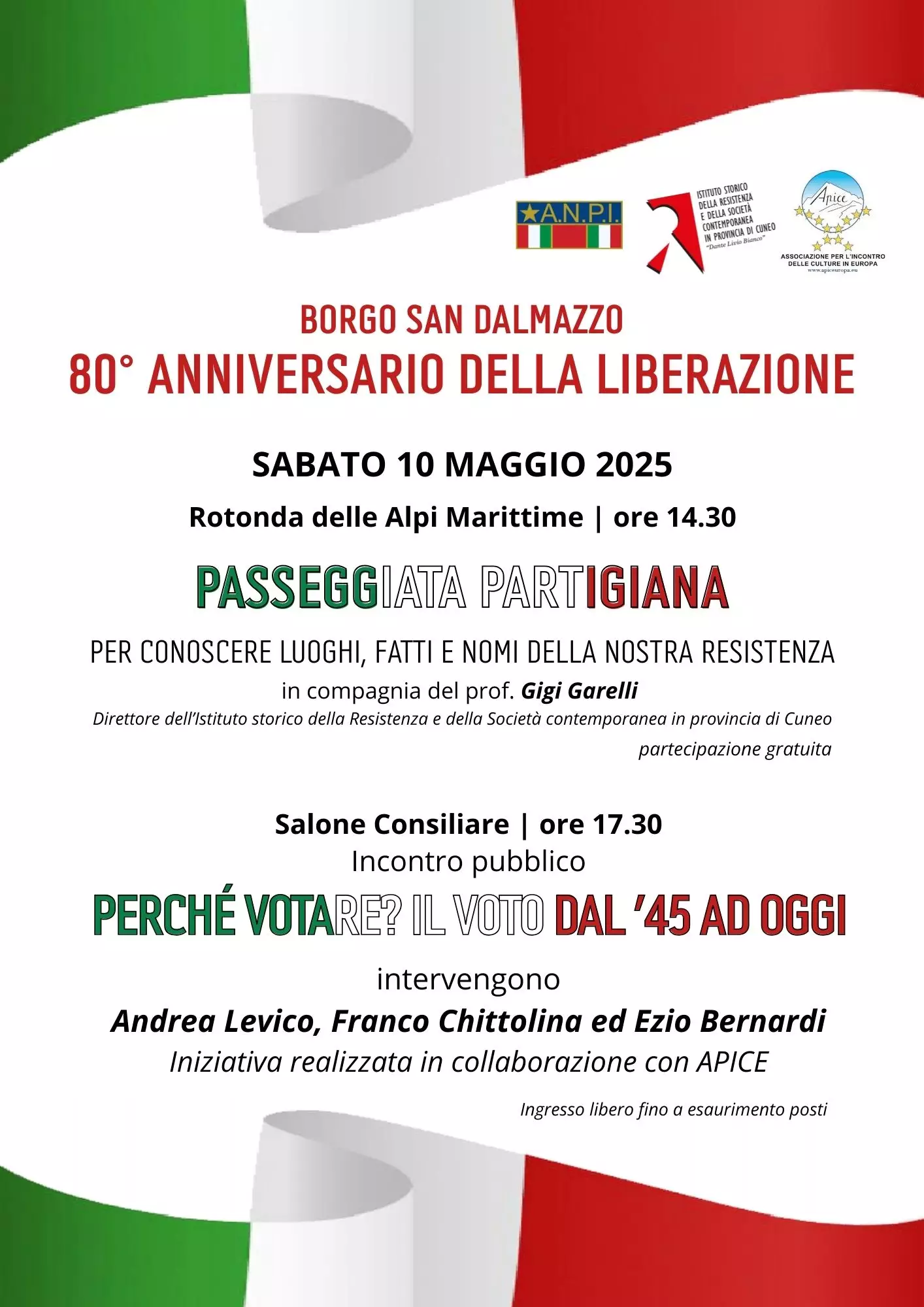 La locandina del 10 maggio 2025
