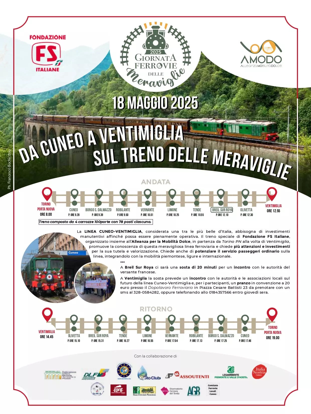 La locandina ufficiale dell'iniziativa