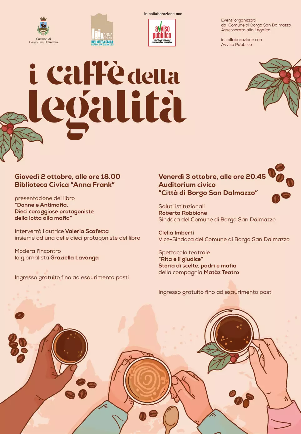 I caffè della legalità - Ottobre 2025