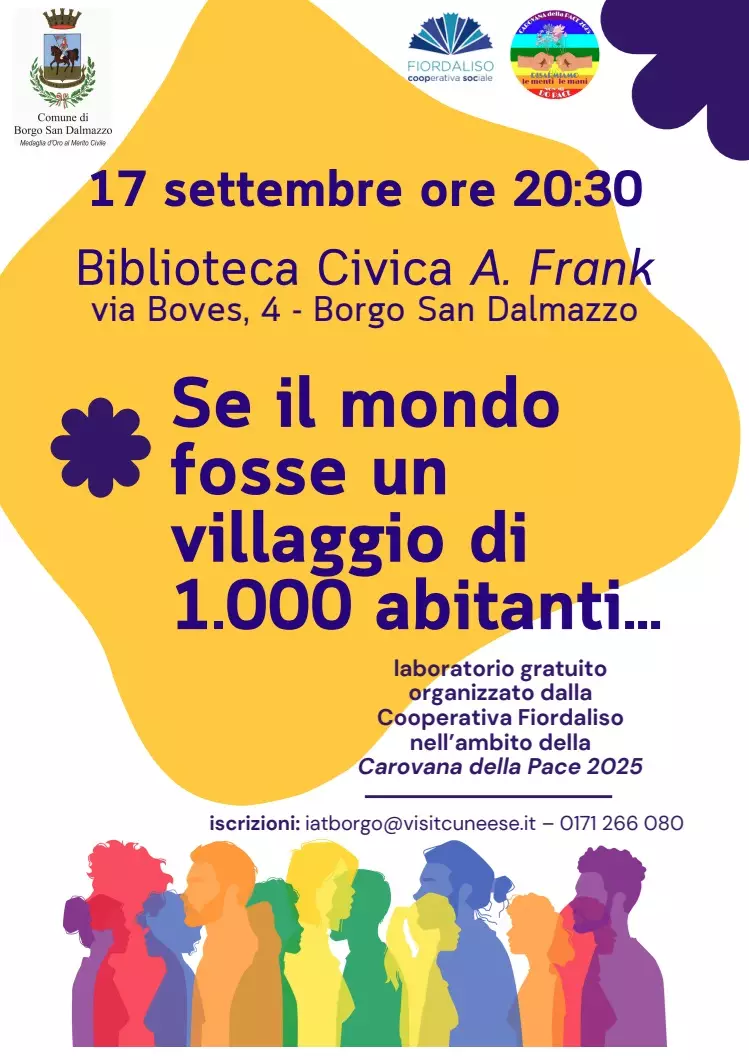 La locandina del laboratorio in programma il 17 settembre