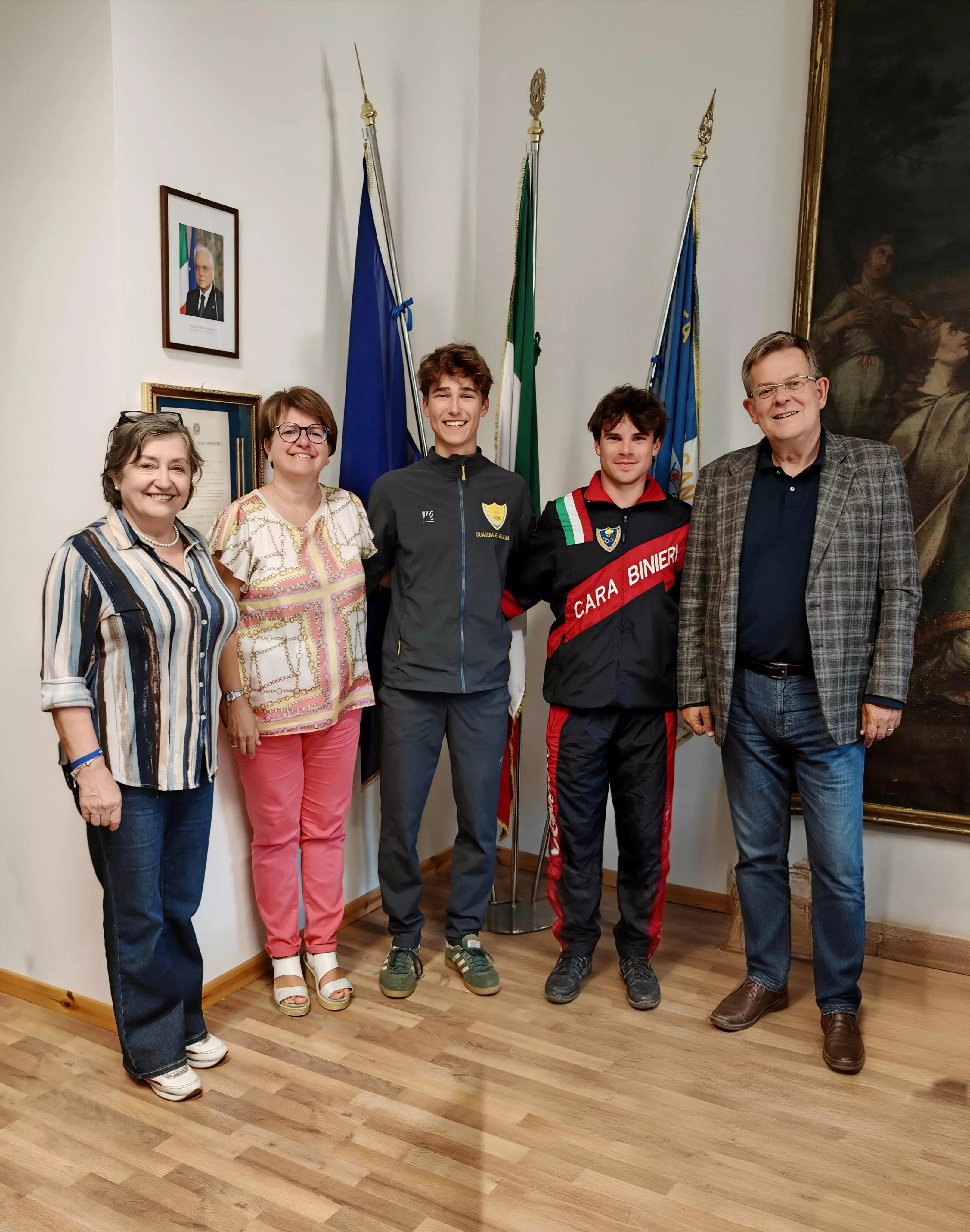 Michela Galvagno, Roberta Robbione, Nicola Giordano, Michele Carollo e Gian Pietro Pepino