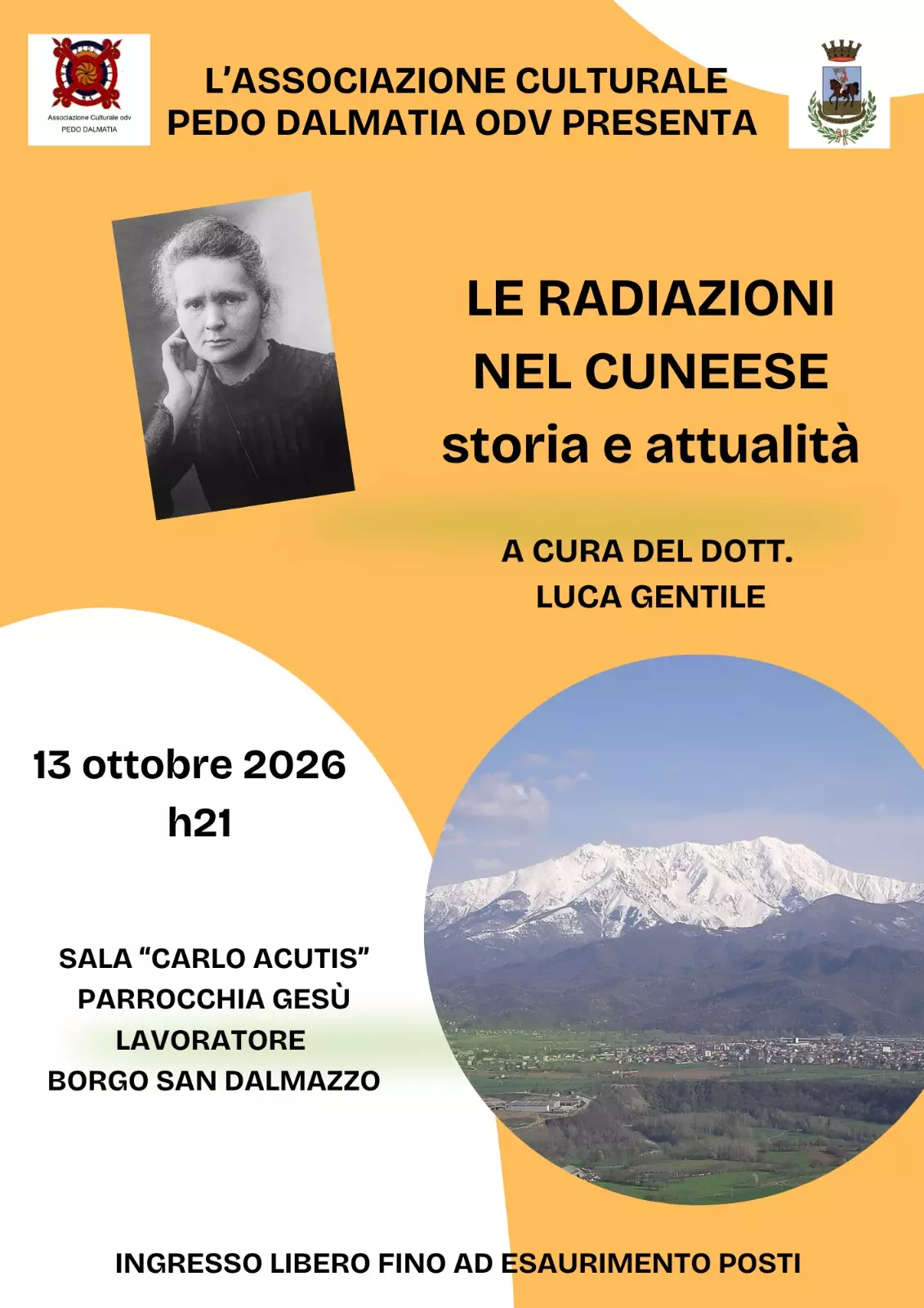 La locandina dell'incontro