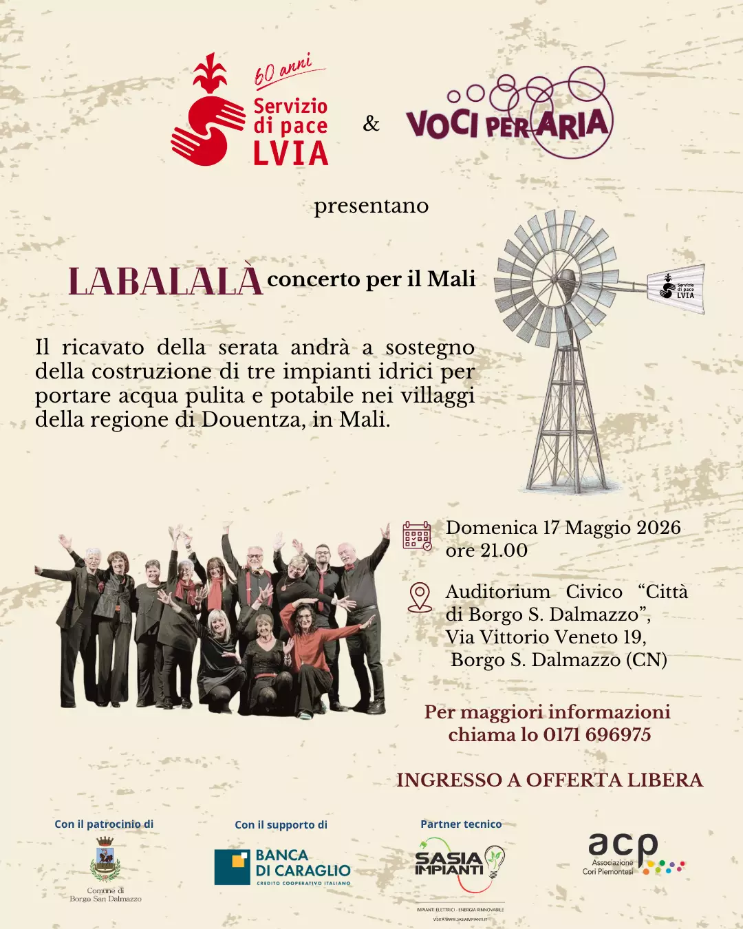 La locandina dell'appuntamento