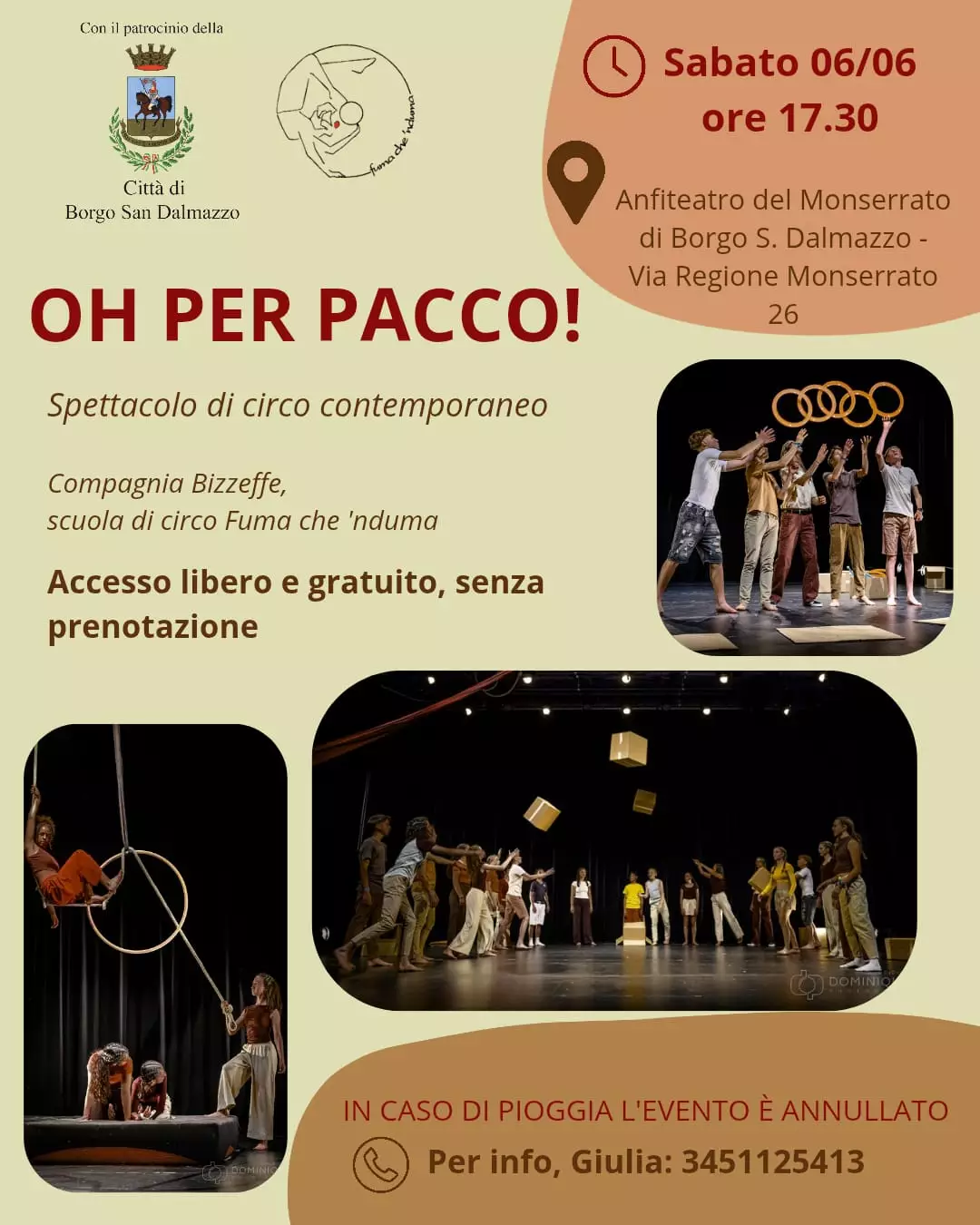 La locandina dello spettacolo