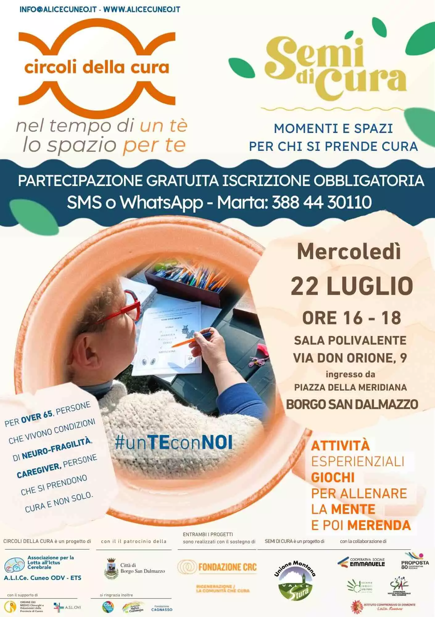 La locandina dell'iniziativa