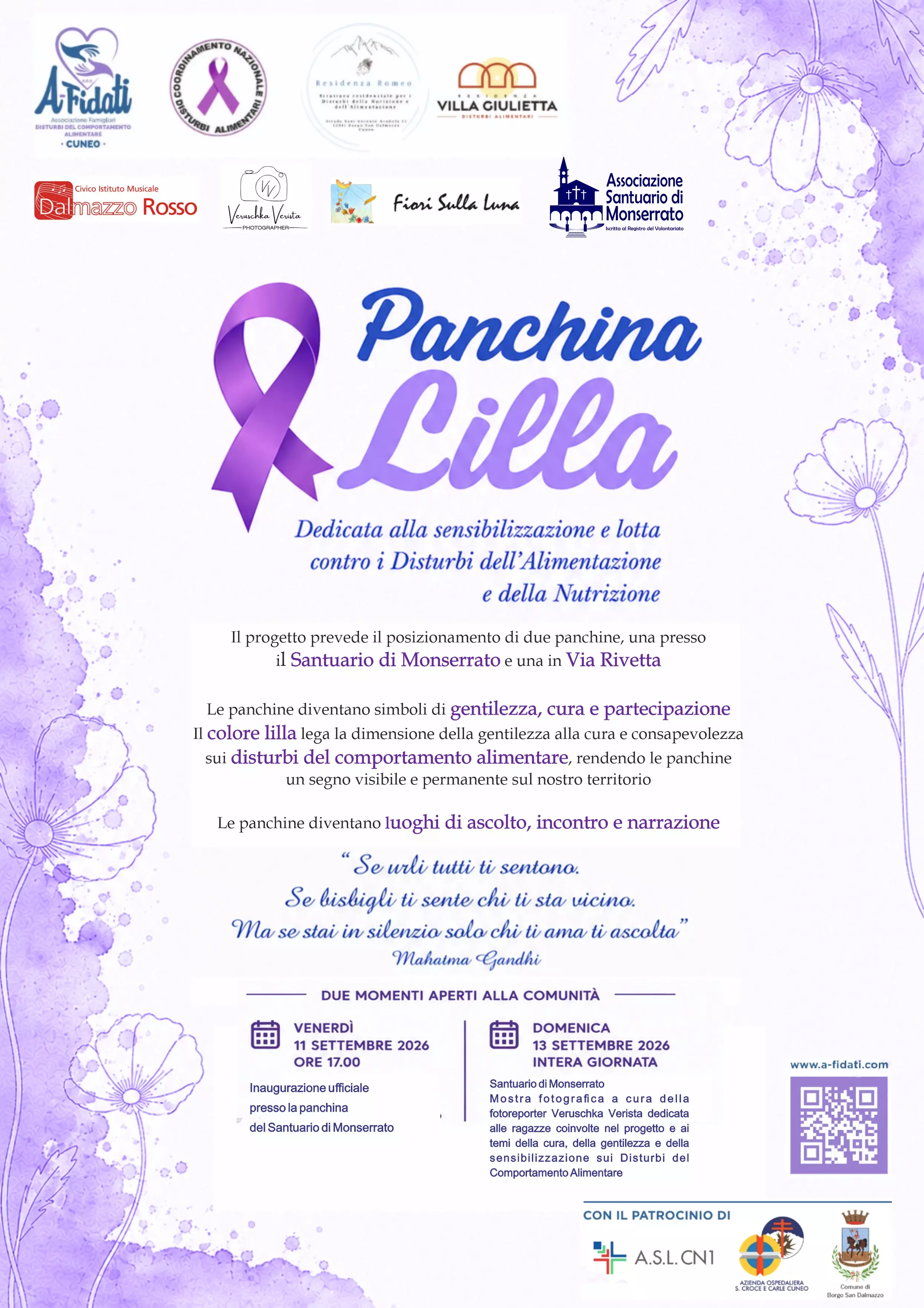 La locandina dell'iniziativa