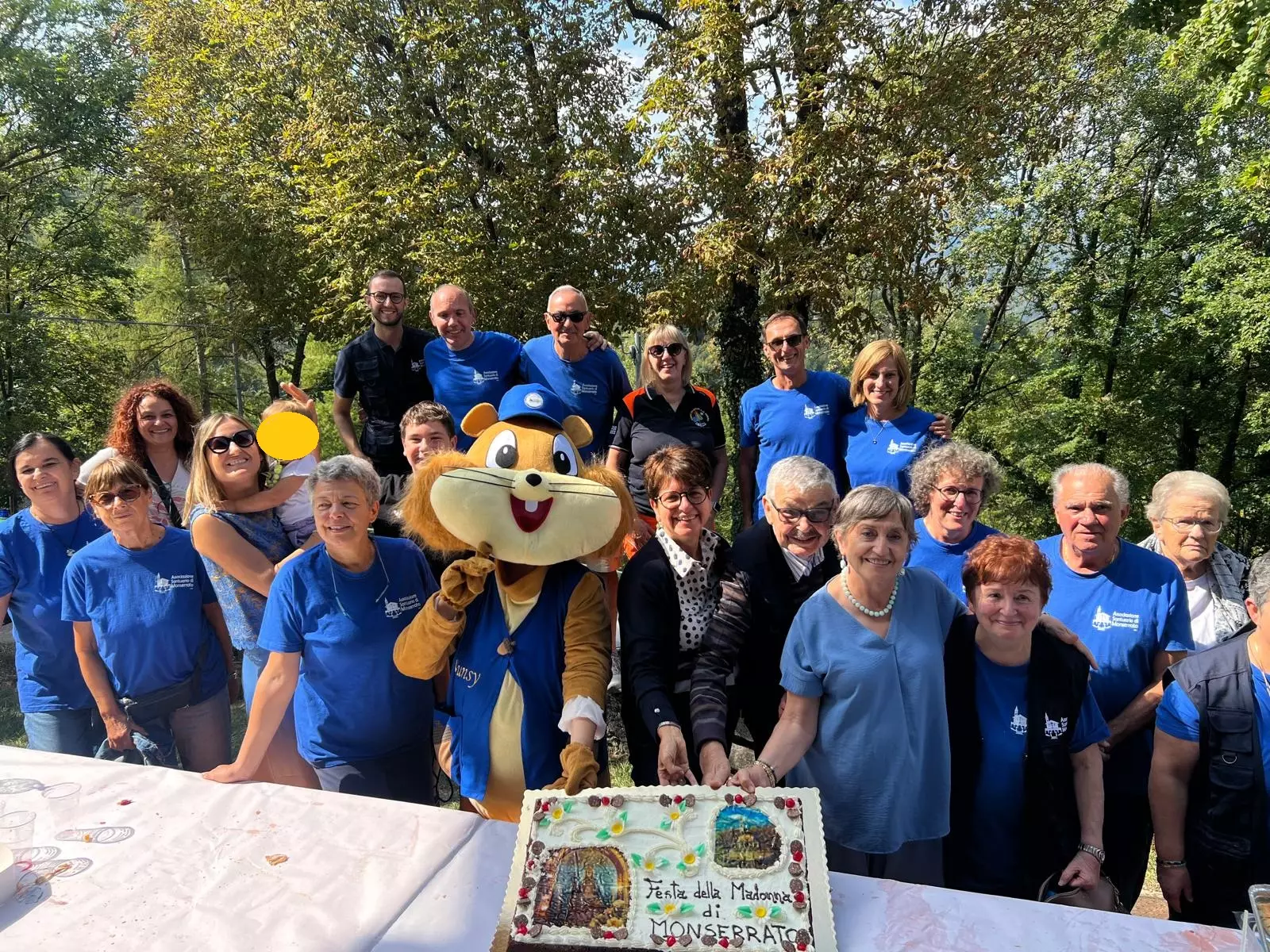 La presentazione ufficiale della mascotte Munsy