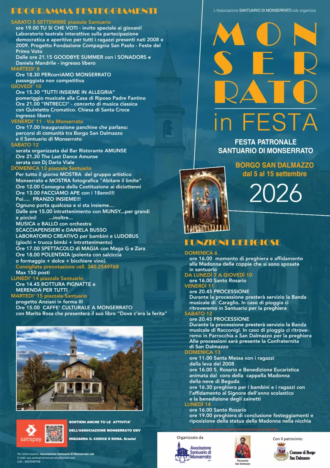 La locandina di Monserrato in Festa 2026